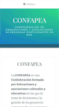 Mobile Screenshot of confapea.org