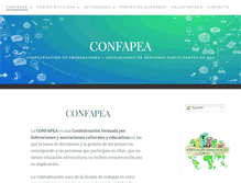 Tablet Screenshot of confapea.org